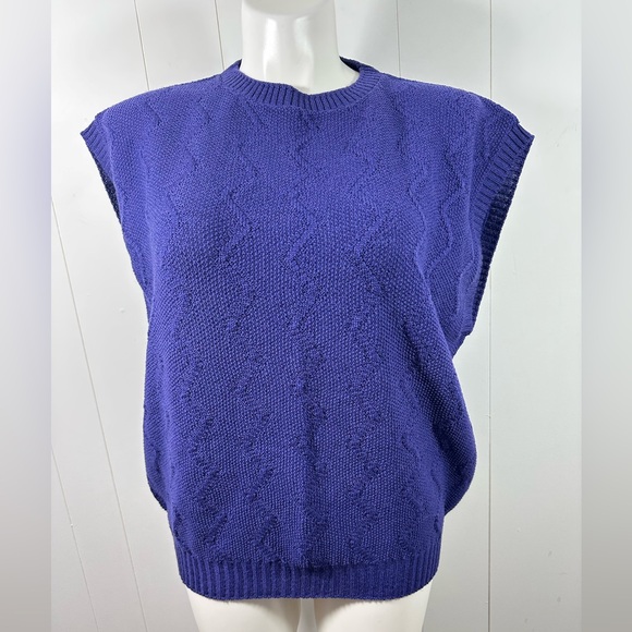 Pendleton Tops - Vintage Pendleton Sz 3X Virgin Wool Sweater Vest Womens Pullover Purple